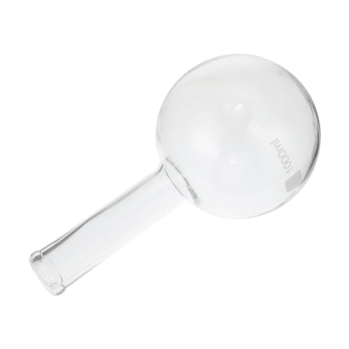 STOBAZA Rundkolben Glasflasche Laborbedarf Flacher Boden Hohe Heizgeschwindigkeit Transparent Dünner Hals für Längeres Erhitzen im Laborversuch STOBAZA Rundkolben Glasflasche Laborbedarf Flacher Boden Hohe Heizgeschwindigkeit Transparent Dünner Hals für Längeres Erhitzen im Laborversuch von STOBAZA