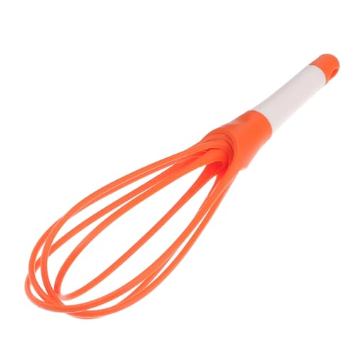 STOBAZA Silikon Ei Mixer mit Rutschfestem Griff Küchenutensil zum Rühren von Eiern Sahne und Teig Zufällige Farbe von STOBAZA