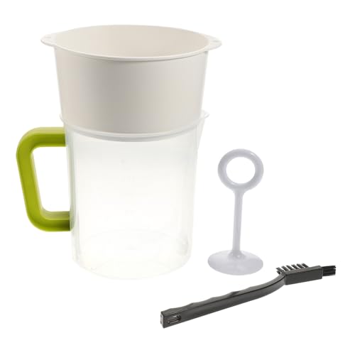 STOBAZA Sojamilchbereiter Filterset mit Presswerkzeug Wiederverwendbares Sieb für Nussmilch Joghurt und Kefir Bpa-freies Kunststoff-filter Abtropfset für Haushalt Küche STOBAZA Sojamilchbereiter Filterset mit Presswerkzeug Wiederverwendbares Sieb für Nussmilch Joghurt und Kefir Bpa-freies Kunststoff-filter Abtropfset für Haushalt Küche von STOBAZA