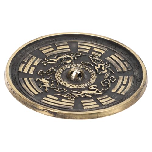 STOBAZA Spiegel mit Vier Schutztieren Traditioneller Konkaver Bagua Spiegel Feng Shui Exorzismus Ornament für Zuhause Dekoratives Segendekor zur Wohnraumgestaltung STOBAZA Spiegel mit Vier Schutztieren Traditioneller Konkaver Bagua Spiegel Feng Shui Exorzismus Ornament für Zuhause Dekoratives Segendekor zur Wohnraumgestaltung von STOBAZA