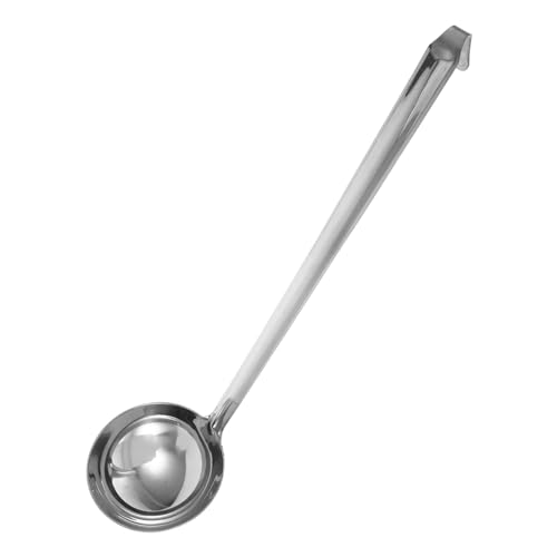 STOBAZA Suppenkelle: 310 Ml Edelstahl-kochlöffel Mit Haken – Langer Griff Für Suppenbrei Und Hot Pot – Küchenwerkzeug Für Restaurant Oder Zuhause von STOBAZA