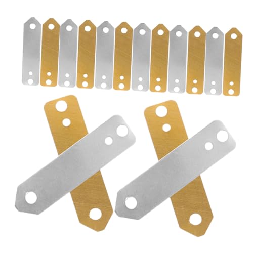 STOBAZA Teiliges Metall Kupferstreifen Elektroden Obstbatterie Experiment Galvanische Stromerzeugung Geeignet für Schüler Lernmaterial Physik Chemie Langlebige Metallstreifen von STOBAZA