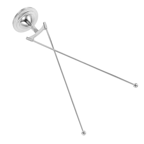 STOBAZA Fahnenmast Für Schreibtisch Metallsockel Praktisch Für Büro Und Zuhause Einfache Installation Und Austausch Stabile Kreuzstruktur Wiederverwendbar Für Werbung von STOBAZA