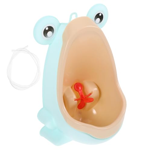 STOBAZA Töpfchen Steh urinal mit Cartoon Froschmotiv Robustes PP Material Montagearten Haken Saugnapf Stehend Fester Halt Windmühlen design für Jungen Töpfchentraining Zufällige Farbe STOBAZA Töpfchen Steh urinal mit Cartoon Froschmotiv Robustes PP Material Montagearten Haken Saugnapf Stehend Fester Halt Windmühlen design für Jungen Töpfchentraining Zufällige Farbe von STOBAZA