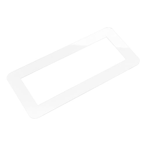 STOBAZA Transparente Selbstklebende Schalterabdeckung Fach aus Acryl Wasserdichter Steckdosenschutz für Küche und Bad Einfache Montage Pflegeleichte Wandplatte von STOBAZA