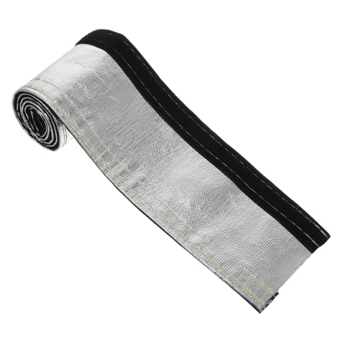 STOBAZA Universeller Auto Hitzeschutzschlauch Breit mit Feuerhemmendem Aluminiumfolie Bügel Hitzebeständiger Kabelschutz Isolierender Wärmeisoliermantel für Motor und Bremskabel STOBAZA Universeller Auto Hitzeschutzschlauch Breit mit Feuerhemmendem Aluminiumfolie Bügel Hitzebeständiger Kabelschutz Isolierender Wärmeisoliermantel für Motor und Bremskabel von STOBAZA