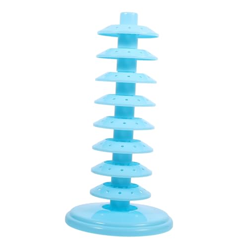 STOBAZA Verstellbarer Lutscherständer Lagig Blau Mehrfachloch Süßigkeitenhalter Wiederverwendbar Höhenverstellbar Lollipop Cake Pop Stiele Display für Party Banquet STOBAZA Verstellbarer Lutscherständer Lagig Blau Mehrfachloch Süßigkeitenhalter Wiederverwendbar Höhenverstellbar Lollipop Cake Pop Stiele Display für Party Banquet von STOBAZA
