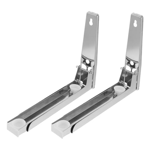 STOBAZA Verstellbarer Mikrowellenhalter aus Edelstahl Wandmontierbares Klappbares Küchenregal zur Platzsparenden Aufbewahrung Rostfrei Flexibel Erweiterbar für Verschiedene STOBAZA Verstellbarer Mikrowellenhalter aus Edelstahl Wandmontierbares Klappbares Küchenregal zur Platzsparenden Aufbewahrung Rostfrei Flexibel Erweiterbar für Verschiedene von STOBAZA