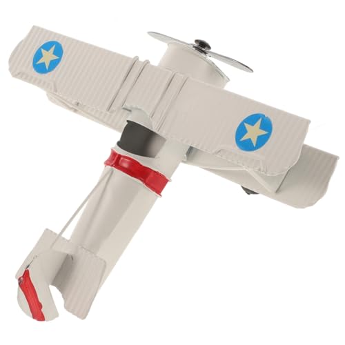 STOBAZA Vintage Flugzeug Deko Flugzeug Ornament für Schreibtisch Robustes Modell mit Rustikalem Design für Büro Schlafzimmer Wohnzimmer STOBAZA Vintage Flugzeug Deko Flugzeug Ornament für Schreibtisch Robustes Modell mit Rustikalem Design für Büro Schlafzimmer Wohnzimmer von STOBAZA