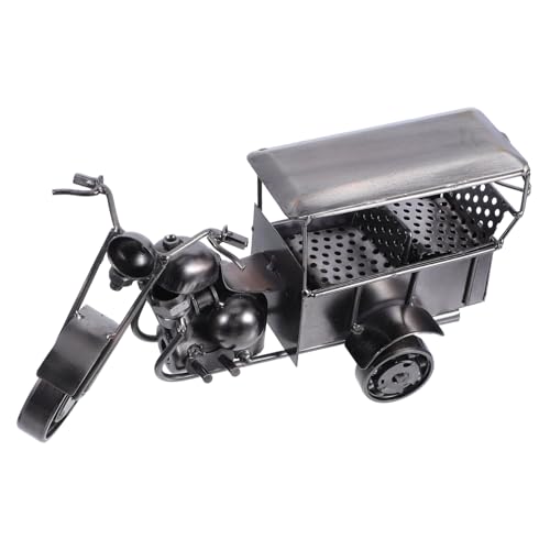 STOBAZA Vintage Metall Dreirad Modell Desktop Dekofigur Miniatur Retro Stil Büro und Accessoire Tischdekoration Geschenkidee von STOBAZA