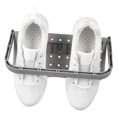 STOBAZA Wandmontierter Schuhregal Organizer aus Robustem Material Platzsparend für Kleine Räume mit Klebehaken für Sicheren Halt Maximiert Vertikale Wandfläche STOBAZA Wandmontierter Schuhregal Organizer aus Robustem Material Platzsparend für Kleine Räume mit Klebehaken für Sicheren Halt Maximiert Vertikale Wandfläche von STOBAZA