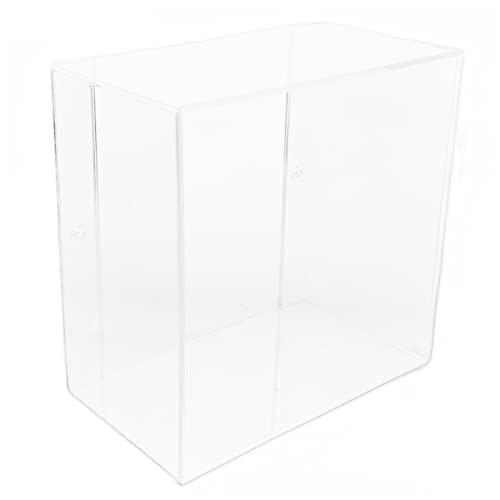 STOBAZA Wandregal aus Schwebendes Regal für Platzsparende Aufbewahrung Transparentes Design für Wohnzimmer Badezimmer und Büro Vielseitig Einsetzbar von STOBAZA