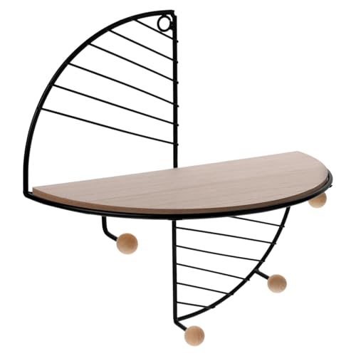 STOBAZA Wandregal Aus Und Robustem Holz Lagerhalter Für Wohnzimmer Schlafzimmer Küche Einfache Montage Passt Zu Modernem Einrichtungsstil von STOBAZA