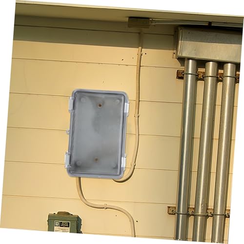 STOBAZA Wasserdichte Abs Kunststoff Abzweigdose Schutz Gehäuse Transparenter Deckel Elektrische Verteilerdose Außen Anschlusskasten mit Schlagfestigkeit und Isolierung von STOBAZA