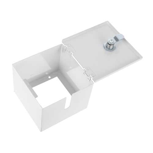 STOBAZA Wasserdichte Unterputz Steckdosenbox aus Robustem Eisen mit Regenschutz Abschließbar Wetterfester Schutz für Außenbereiche Vielseitig Einsetzbar für Haus und Parkplatz Langlebige STOBAZA Wasserdichte Unterputz Steckdosenbox aus Robustem Eisen mit Regenschutz Abschließbar Wetterfester Schutz für Außenbereiche Vielseitig Einsetzbar für Haus und Parkplatz Langlebige von STOBAZA