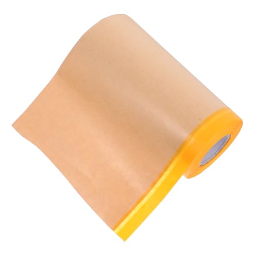 STOBAZA Wasserdichtes Selbstklebendes Kraftpapier Abdeckpapier für Autolackierung Wand Möbelabdeckung Malerpapier Schutzrolle für Hausboden und Rahmen von STOBAZA