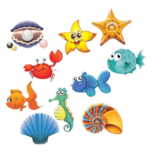 STOBAZA Wasserfeste Rutsch Badewannensticker Meerestiere PVC Aufkleber für Badezimmer Dusche Treppen rutschfest Dekorativ für Zuhause STOBAZA Wasserfeste Rutsch Badewannensticker Meerestiere PVC Aufkleber für Badezimmer Dusche Treppen rutschfest Dekorativ für Zuhause von STOBAZA