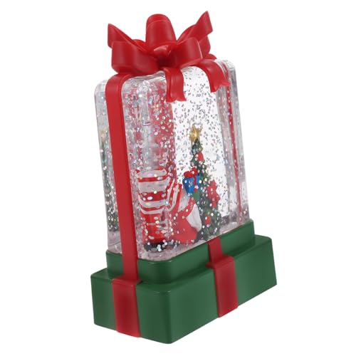 STOBAZA Weihnachtliche Retro Laterne LED Weihnachtsdeko Tischlampe Flammlos Ohne Batterie Warmweiß Gemütliche Weihnachtsbeleuchtung Für Innenbereich Wohnzimmer Schlafzimmer Party von STOBAZA