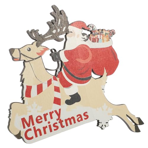 STOBAZA Weihnachtliche Türrahmen Deko Holz Weihnachtsmann Rentier Tür Ecke Ornament Party Favor Langlebig und Einfach zu Dekorieren für Festliche Weihnachtsatmosphäre STOBAZA Weihnachtliche Türrahmen Deko Holz Weihnachtsmann Rentier Tür Ecke Ornament Party Favor Langlebig und Einfach zu Dekorieren für Festliche Weihnachtsatmosphäre von STOBAZA