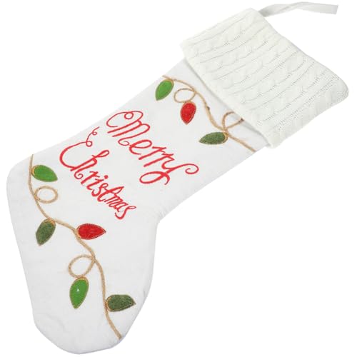 STOBAZA Weihnachtssocke Langlebig Geschenkbeutel Vielseitig Weihnachtsdeko Kamin Fenster Treppe Wohnzimmer Zubehör für Zuhause Restaurant Bar STOBAZA Weihnachtssocke Langlebig Geschenkbeutel Vielseitig Weihnachtsdeko Kamin Fenster Treppe Wohnzimmer Zubehör für Zuhause Restaurant Bar von STOBAZA