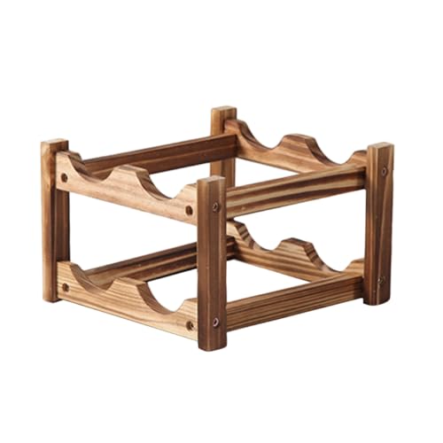 STOBAZA Weinregal aus Holz Platzsparend Flaschenhalter Weinflaschenständer für Zuhause Büro Bar Elegant und Kompakt STOBAZA Weinregal aus Holz Platzsparend Flaschenhalter Weinflaschenständer für Zuhause Büro Bar Elegant und Kompakt von STOBAZA