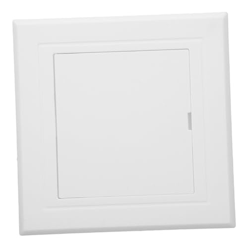 STOBAZA Weißes PVC Revisionsklappe für Trockenbauwand Wasserdichtes Inspektionspanel zur Rohrleitungs und Elektroinstallation mit Schnellem Einbau für Badezimmerwartung und Inspektion von STOBAZA