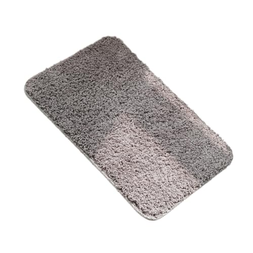 STOBAZA rutschfeste Berber Fleece Badematte Dunkelgrau Weiche Saugfähige Badezimmer Fußmatte aus Hochwertigem Imitat Cashmere Atmungsaktives Schnelltrocknendes Bodenpad für Bad und STOBAZA rutschfeste Berber Fleece Badematte Dunkelgrau Weiche Saugfähige Badezimmer Fußmatte aus Hochwertigem Imitat Cashmere Atmungsaktives Schnelltrocknendes Bodenpad für Bad und von STOBAZA