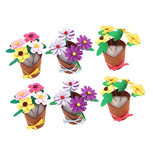 STOBOK Vlies-blumentopf-bastelset Mit 6 Teilen Für Die Kreativität Und Handfertigkeiten Von Kindern STOBOK Vlies-blumentopf-bastelset Mit 6 Teilen Für Die Kreativität Und Handfertigkeiten Von Kindern von STOBOK