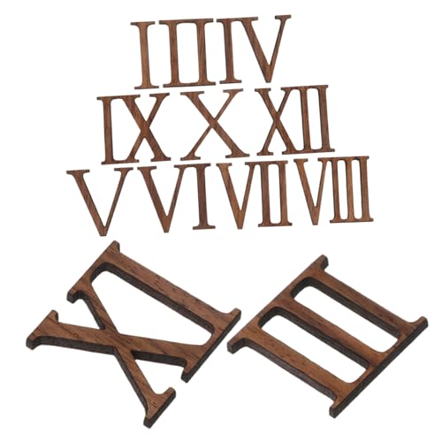 STOBOK Holz Uhr Ziffern Römische Zahlen DIY Digitaluhr Zahlen Ziffern Ersatz Uhrenzubehör Mechanismus Uhrzahlen STOBOK Holz Uhr Ziffern Römische Zahlen DIY Digitaluhr Zahlen Ziffern Ersatz Uhrenzubehör Mechanismus Uhrzahlen von STOBOK