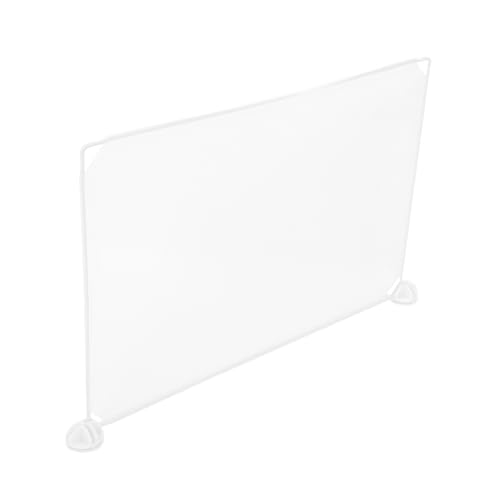 STOBOK 1 Satz Esstischteiler Hustenschutz Aus Kunststoff Abnehmbare Tischplatte Schreibtischteiler Desktop-trennwand Hustenschutz Für Arbeitsplatte Schulzubehör Spuckschutz Transparent Pp von STOBOK
