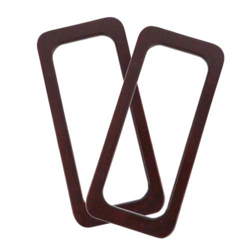 STOBOK 1 Satz Handtasche DIY Handgemachtes Kunsthandwerk Lippenförmiger Schneidebrett Handgefertigte Taschennieten Snackspeicherkorb Snackkorb Aufbewahrungskorb Tragetasche Brown Holz 2st von STOBOK