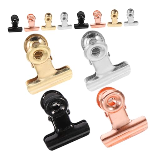 STOBOK 1 Satz Magnetischer Kleiner Clip Kleine Dekoration Clips Foto Aufhänger Kleine Fotoklammern Whiteboard-magnete Magnetische Fotoclips Foto-aufhängeklammern Edelstahl 20st von STOBOK