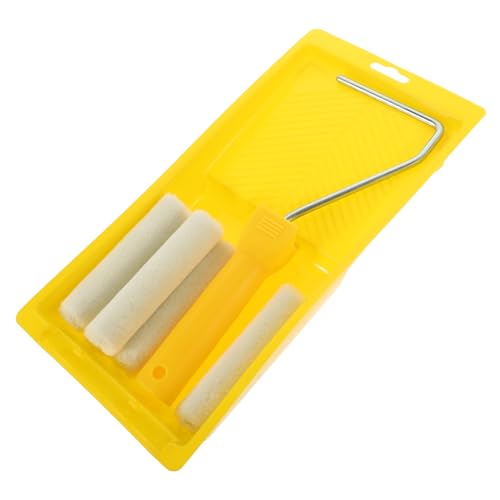 STOBOK 1 Satz Malwerkzeugset Kleines Farbrollerset Malerrolle Fürs Mini Farbroller Rollen Malen Tablett Trockenbauwalze Walzen Zum Lackieren Farbroller Aus Schaumstoff Malset Plastik von STOBOK