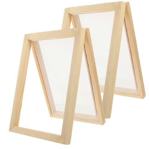 STOBOK 1 Satz Materialpaket Für Holzkunst-bilderrahmen Deckle Papierherstellungsbildschirm A4 Form Und Büttenpapier Für Die Papierherstellung Siebe Für Die Papierherstellung Khaki 2 Stück STOBOK 1 Satz Materialpaket Für Holzkunst-bilderrahmen Deckle Papierherstellungsbildschirm A4 Form Und Büttenpapier Für Die Papierherstellung Siebe Für Die Papierherstellung Khaki 2 Stück von STOBOK