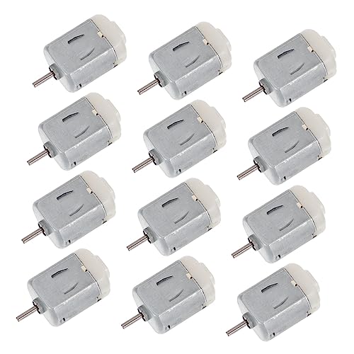 STOBOK 1 Satz Mini -lüftermotor Kind Miniatur Winzig Gleichstrommotoren Mikro-gleichstrommotor Mini-gleichstrommotor Vibrationsmotor Spielzeugmotor Aluminiumlegierung 12 Stück von STOBOK