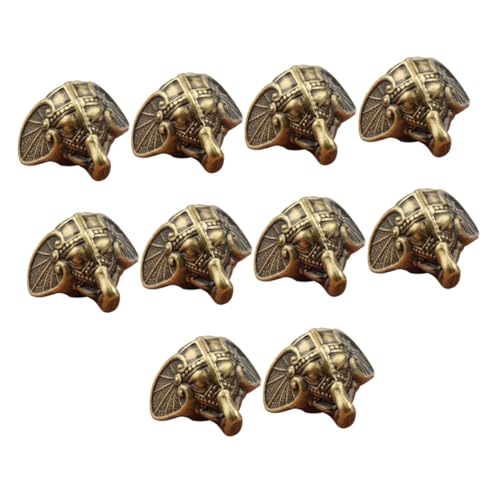 STOBOK 1 Satz Möbelstützfüße Teiliges Robustem Retro Schmuckkasten Beinstützen Dekorative Eckenschutz Für Kleine Möbel Und Aufbewahrungsboxen Vielseitig Einsetzbar Für Holzboxen 10 Stück von STOBOK