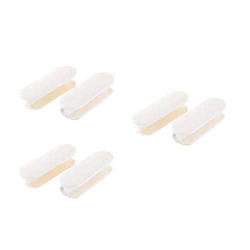 STOBOK 1 Satz Multifunktionale Selbstklebende Türgriffe Teiliges Weiß Pull Handle Für Schränke Küchenschränke Und Möbel Installieren Bohrfrei Langlebig Sicherer Griff Für Möbel 6 Stück von STOBOK