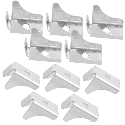 STOBOK 1 Satz Regalstützen Metall Teiliges Für Schränke Robuste Regal Clips Zur Unterstützung Von Einlegeböden Für Aktenschränke Und Regalsysteme Einfache Installation Und 10 Stück von STOBOK