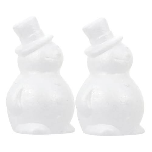 STOBOK 1 Satz Schneemann Dekoration Selber Machen Unvollendeter Schaumstoff-schneemann Weiß Adventsgeschenke Weihnachtsbasteln Showman-Shape-modellierung 2 Stück STOBOK 1 Satz Schneemann Dekoration Selber Machen Unvollendeter Schaumstoff-schneemann Weiß Adventsgeschenke Weihnachtsbasteln Showman-Shape-modellierung 2 Stück von STOBOK