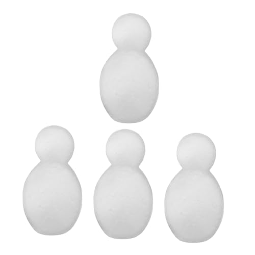 STOBOK 1 Satz Snowman -Modell Weihnachtsschmuck Weihnachts Figuren Weihnachtsfigur Weihnachtdeko Christmas Decorations Schneemannmodell Selber Malen Weißes Handwerk Styropor 4 Stück STOBOK 1 Satz Snowman -Modell Weihnachtsschmuck Weihnachts Figuren Weihnachtsfigur Weihnachtdeko Christmas Decorations Schneemannmodell Selber Malen Weißes Handwerk Styropor 4 Stück von STOBOK