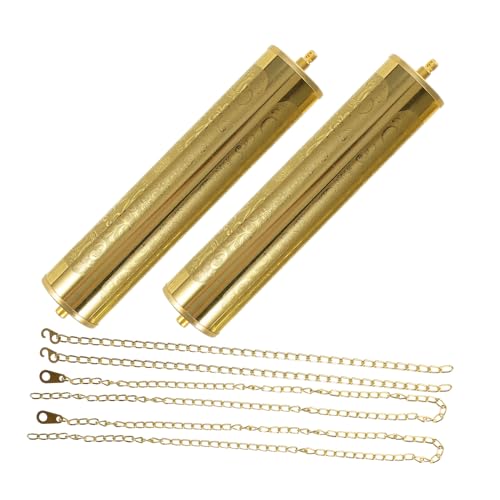 STOBOK 1 Satz Standuhr Dekohammer Uhrpendelteile Uhr-kit Uhrenpendel Für Wanduhr Austausch des Uhrgewichts Wanduhr Pendel Uhr Ersatzpendel Pendel Wanduhr Golden Eisen von STOBOK