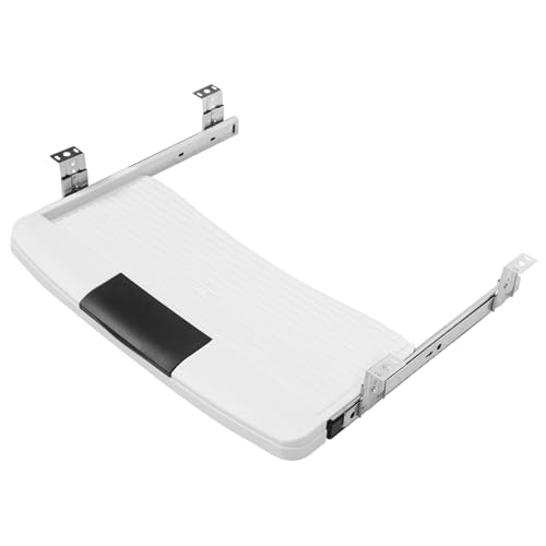 STOBOK 1 Satz Tastaturschublade mit Gleitschienen Untertisch Tastaturhalterung für Ergonomisches Arbeiten Robuste Konstruktion Geräuschreduzierung für Schreibtische Organisiert Ihren von STOBOK