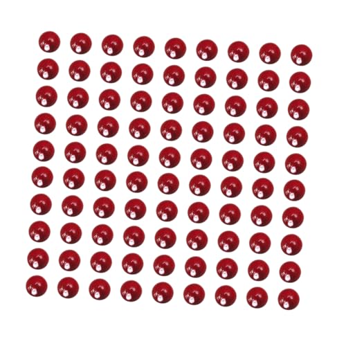 STOBOK 1 Satz Verzierungen Aus Roten Beeren Künstliche Frucht Dekorationen Künstliche Früchte Realistisch Klein Obst Funkeln Fälschung Party Mini - Heimdekoration Schaum 100 Stück von STOBOK
