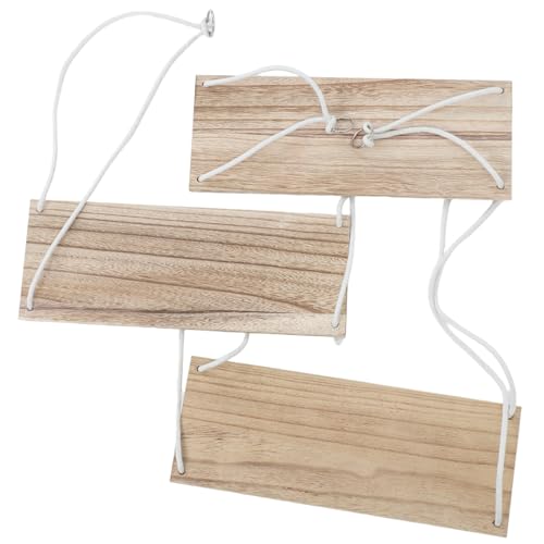 STOBOK 1 Set Home Decor Regale Hängen Wand Hängen Rack Macrame Wand Hängen Holz Beige STOBOK 1 Set Home Decor Regale Hängen Wand Hängen Rack Macrame Wand Hängen Holz Beige von STOBOK