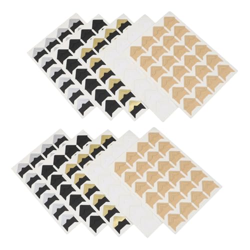 STOBOK Craft Photo Corners 10 Blatt Selbstklebende Foto-montagelaschen Für Scrapbooking-alben STOBOK Craft Photo Corners 10 Blatt Selbstklebende Foto-montagelaschen Für Scrapbooking-alben von STOBOK