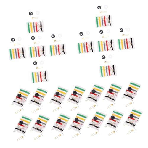 STOBOK 100 Packungen Nähset für zu Hause handwebteppich Teppich auslegeware Sewing Set Sewing Accessories Nähsets für Anfänger kleines Nähzeug Flickzeug Nähgarn für zu Hause Nähgarn-Set von STOBOK