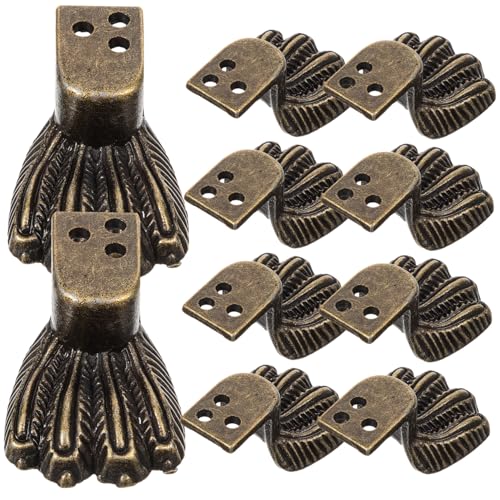 STOBOK 10stücke Eckenschutz Für Schmuckkästchen Holzkistenfüße Schmuckkästchenbeine Schmuckkästchenbeschläge Dekorative Holzbeine Für Aufbewahrungsboxen STOBOK 10stücke Eckenschutz Für Schmuckkästchen Holzkistenfüße Schmuckkästchenbeine Schmuckkästchenbeschläge Dekorative Holzbeine Für Aufbewahrungsboxen von STOBOK