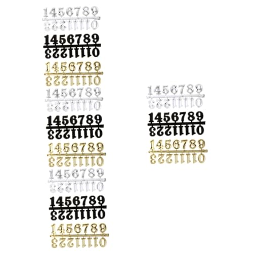 STOBOK 12 Sets Ziffernblatt Zubehör Uhrziffern DIY Digitale Uhrzahlen Uhrenzubehör LED Zifferblätter Silberne Wanduhren Digitale Wanduhr Wanduhrwerk Und Zahlen Kunststoff STOBOK 12 Sets Ziffernblatt Zubehör Uhrziffern DIY Digitale Uhrzahlen Uhrenzubehör LED Zifferblätter Silberne Wanduhren Digitale Wanduhr Wanduhrwerk Und Zahlen Kunststoff von STOBOK