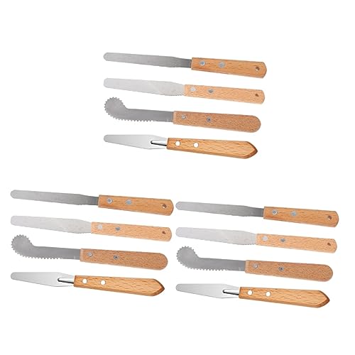 STOBOK 12 Stk Stichmesser zum Gravieren Spanschnitzerei Detail schnitzen Cutter zum Bildhauen künstlerbedarf schnitz messer werkzeug Palettenschneider Holzschnitzer Rostfreier Stahl von STOBOK