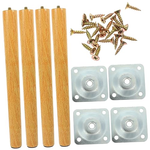 STOBOK 1Satz Holz Tischbeinen Erhöhte Möbelstützen Für Schreibtisch Sofa Und Couchtisch Stabil Und Modern Elegantes Design von STOBOK